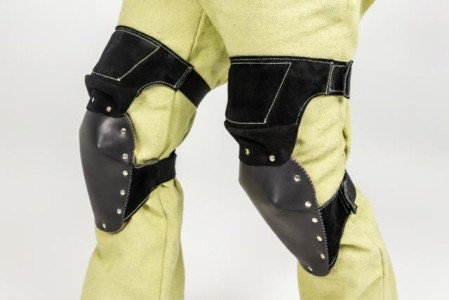 Наколенник защитный ТЕРМОСТОЙКИЙ кожаный НЗ.СК