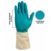 Перчатки хозяйственные латексные "БИКОЛОР" Komfi