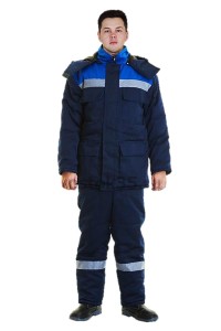 Костюм утепленный зимний тк. смесовая с полукомбинезоном
